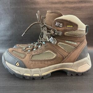 Vasque Breeze 2.0 Mid Womens Size 9 Brown Hiking Waterproof Vibram GoreTex Boots